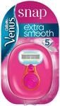 Gillette Venus Extra Smooth Snap Rasierer Damen mit Feuchtigkeitsstreifen f&uuml;r