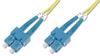 DIGITUS DK-2922-02 – Glasfaserkabel OS2 – 2 m – SC zu SC – Duplex LWL Kabel