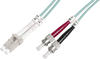 DIGITUS DK-2522-03/3 – Glasfaserkabel OM3 – 3 m – ST zu SC – Duplex LWL Kabel