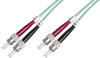 DIGITUS DK-2511-05/3 – Glasfaserkabel OM3 – 5 m – ST zu ST – Duplex LWL Kabel