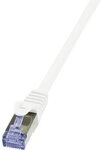 LogiLink CAT6A S/FTP Patchkabel AWG26 PIMF wei&szlig; 15m