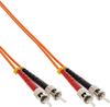 InLine 81525 LWL Duplex Kabel, ST/ST, 50/125µm, OM2, 25m