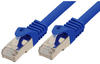 1aTTack.de 1m - blau - 1 Stück CAT.7 Netzwerkkabel Sftp (Rohkabel) Patchkabel...