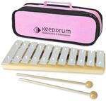 Sonor GP Glockenspiel Sopran + keepdrum MB01PK Tasche Pink Rosa