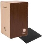 Schlagwerk CP430 Cajon 2inOne deluxe, Erle Korpus mit Wenge-Designfurnier -