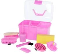 Covalliero Putzbox Arrezzo | Rosa, 32 &times; 24 &times; 20 cm, 1 kg, achtteiliges
