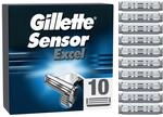 Gillette Sensor Excel Rasierklingen Herren, 10 Original Ersatzklingen