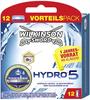 Wilkinson Sword Hydro 5 Rasierklingen für Herren Rasierer, 12 Stück