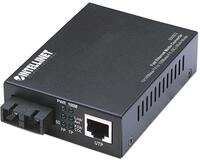 Intellinet 506502 Fast Ethernet Medienkonverter 10/100Base TX auf 100Base-FX (SC)