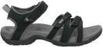 Teva Tirra Leather W's Damen Sport- & Outdoor Sandalen, Schwarz (black 513), EU 38