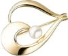 Jobo Damen Brosche 585 Gold Gelbgold 1 Süßwasser Perle Perlenbrosche...