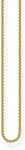 THOMAS SABO Kette 750 Gelbgold Vergoldung, 925 Sterlingsilber