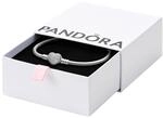 Pandora Icons Armband, Silber, mit herzf&ouml;rmigem Verschluss und Cubic Zirkonia