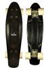 Ridge PB-27-Black-Clear Skateboard, Black/Clear, 69 cm