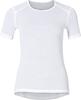 Odlo Damen ACTIVE WARM Baselayer T-Shirt mit Rundhals, White, XS