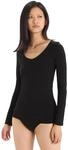 Icebreaker Damen Funktionsunterw&auml;sche Siren LS Sweetheart, Black, XL,...