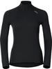 Odlo Damen Long Sleeve Turtle Neck Langarmshirt, Schwarz, XXL