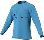 adidas Herren lang&auml;rmliges Schiedsrichter Trikot Referee 12, Columbia Blue/Purple