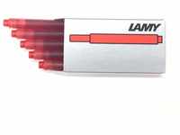 LAMY T 10 Tinte 825 – Tintenpatrone mit großem Tintenvorrat in der Farbe Rot für