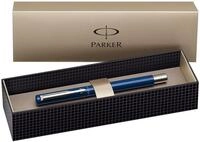 Parker S0705330 Vector F&uuml;llfederhalter (blau mit edelstahleinfassung, mittlere