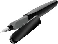 Pelikan Twist F&uuml;llhalter, Edelstahl-Feder in Strichbreite M inkl. Tintenpatrone,