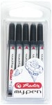Herlitz 11378999 Tintenroller-Patronen my.pen, 5 St&uuml;ck, blau