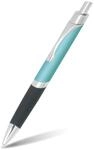 Online Druck-Kugelschreiber Sporty Hellblau, Aluminium-Kulli, auswechselbarer Mine,
