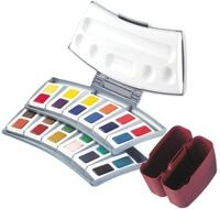 Pelikan Aquarell-Malkasten mit 24 Farben in K&uuml;nstlerqualit&auml;t und 2 abnehmbaren