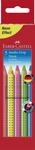 Faber-Castell - Buntstifte Set Jumbo Grip Neon 5-teilig | Jumbo Farbstifte f&uuml;r