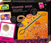 Lena SIMM Spielwaren 42304 &ndash; Bastelset Diamond Shop gro&szlig;, mit 10.000 F&auml;delperlen,