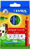 LYRA Groove Triple I Kartonetui mit 6 Farbstiften, Sortiert, Mehrfarbig, 6 Stifte,