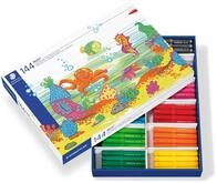 STAEDTLER STAEDTLER 340 C144 Noris Club Jumbo Fasermaler 144 St&uuml;ck in praktischer