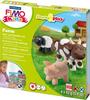 Staedtler 8034 01 LY Fimo kids form&play Set Farm (superweiche, ofenhärtende Knete,
