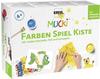 KREUL 29102 - Mucki Fingermalfarbe, Farben Spiel Kiste, Wir malen Stacheln, Fell und
