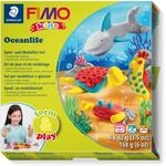 STAEDTLER FIMO kids 8034 Oceanlife Set &ndash; 4 Bl&ouml;cke &agrave; 42 g | Ofenh&auml;rtend,