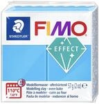 STAEDTLER 8020-374 - Fimo Effect Normalblock, 57 g, blau transluzent