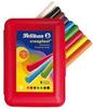 Pelikan 619890 - Knete Creaplast 14 Stangen in roter Kunststoffbox, 9-farbig