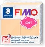 STAEDTLER ofenh&auml;rtende Modelliermasse FIMO soft, pfirsich, weich und geschmeidig,