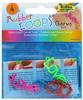 folia 33904 - Rubber Loops Charms Love, 4 farbige Anhänger