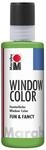 Transparent-Farbe Window- Color 80Ml 062 Hellgr&uuml;n Abziehbar Fun&Fancy