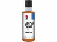 Marabu 04060004047 - Window Color fun & fancy, hellbraun 80 ml, Fensterfarbe auf