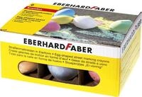 Eberhard Faber 526510 - Stra&szlig;enkreide Eierform, 6 leuchtenden Farben