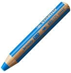 STABILO - Buntstift, Wasserfarbe & Wachsmalkreide - woody 3 in 1 - Einzelstift -