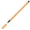 Stabilo 5 Filzstifte PEN 68, mittlere Spitze, 1 mm, Neonorange