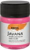 KREUL 91936 - Javana Stoffmalfarbe für helle Stoffe, 50 ml Glas in pink,