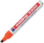 edding 3300 Permanentmarker - orange - 1 Stift - Keil-Spitze 1-5 mm - schnell