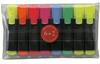 Faber-Castell 154806 - Textmarker Set TL 48, 6er Etui, Neon Farben, mit langlebiger