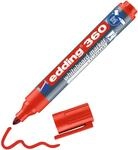 edding 360 Whiteboardmarker - rot - 1 Whiteboard Stift - Rundspitze 1,5-3 mm -