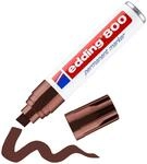 edding 800 Permanentmarker - braun - 1 Stift - Keil-Spitze 4-12 mm - f&uuml;r breite