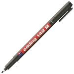 edding 142 M Permanenter Folienschreiber - schwarz - 1 Stift - Rundspitze 1 mm -